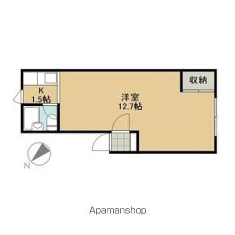 恵マンション(1K/1階)の間取り写真