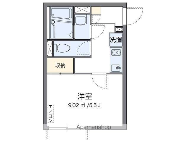 クレイノ中野中央(1K/1階)の間取り写真