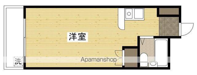 リバーサイドビル(ワンルーム/3階)の間取り写真