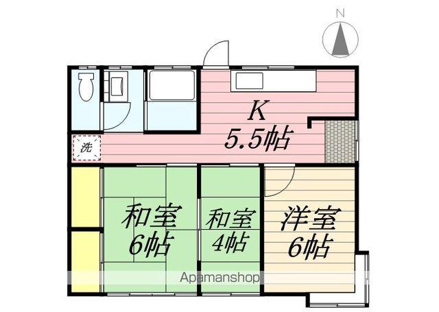 鹿島臨海鉄道 鹿島神宮駅 徒歩32分 1階建 築35年(3K)の間取り写真