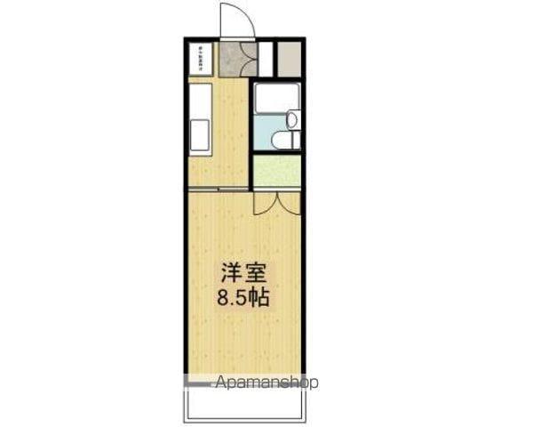 キャッスルY(1K/2階)の間取り写真