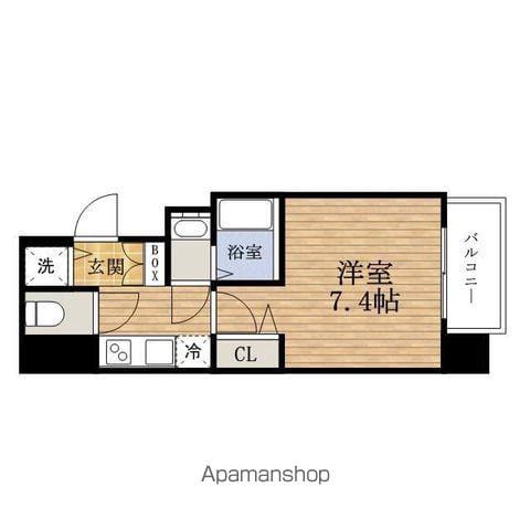 エグゼSAKAISUJIHOMMACHI(1K/8階)の間取り写真