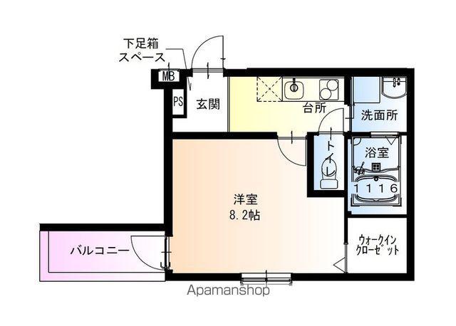 フジパレス今川公園東5番館(1K/1階)の間取り写真