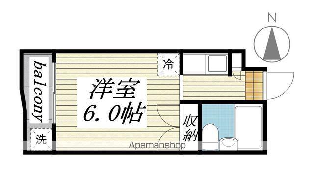 メゾンドトルシュ(ワンルーム/4階)の間取り写真