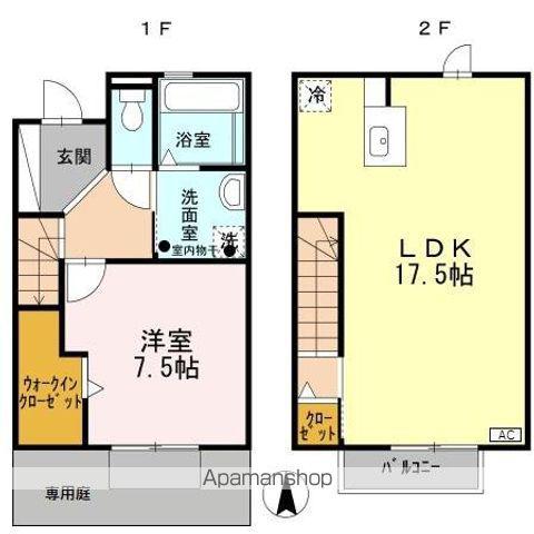 FICO(フィーコ)(1LDK)の間取り写真