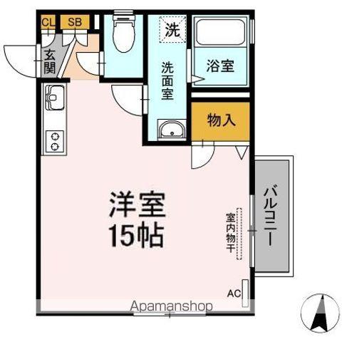 シャーメゾン此花(ワンルーム/3階)の間取り写真