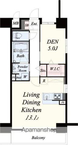 FUTURE一条(1LDK/3階)の間取り写真