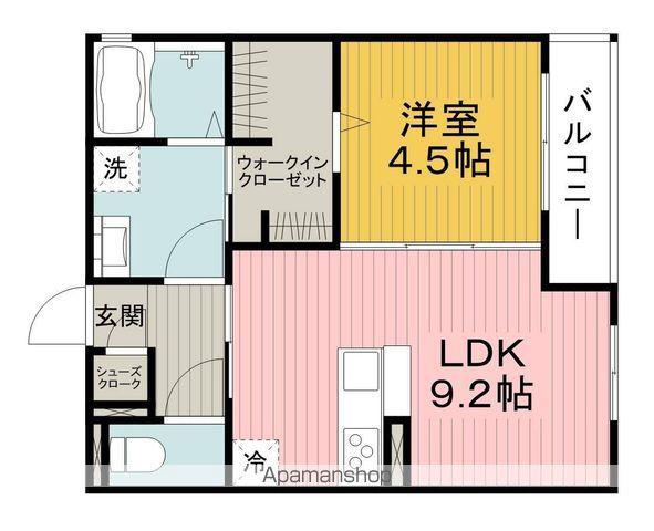 SELVAおおまち(1LDK/2階)の間取り写真