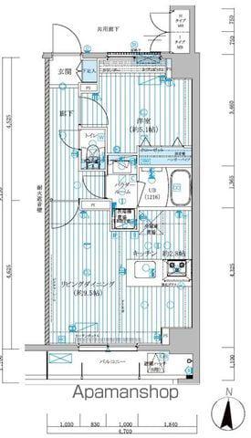 メインステージ菊川(1LDK/7階)の間取り写真
