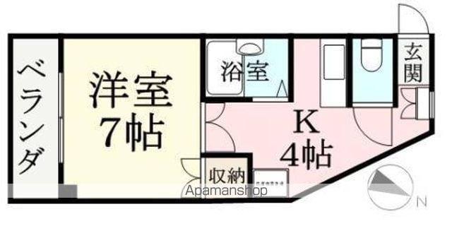 ピアウエストFURUSAKI3(1K/2階)の間取り写真