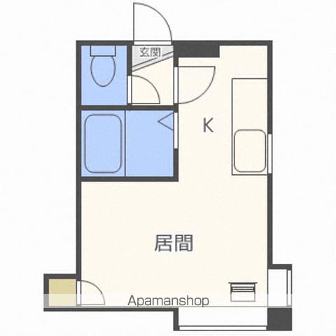 TCM学園前Ⅰ(1K/2階)の間取り写真