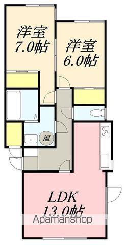 ハイツピレニー(2LDK/2階)の間取り写真
