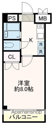 クレオ舞浜A・B(1K/2階)の間取り写真