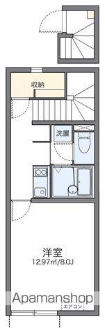 レオネクストメゾン ド テラ(1K/2階)の間取り写真