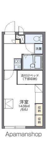 レオパレス財部(1K/2階)の間取り写真