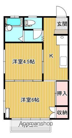 メゾン・マサ(2K/2階)の間取り写真