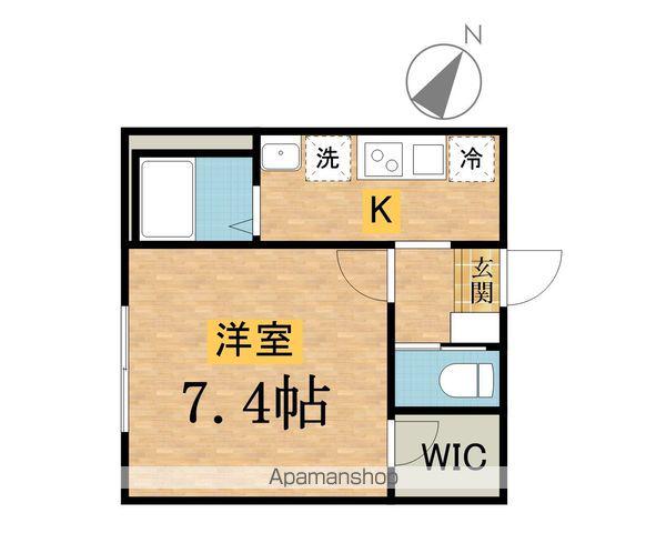 PLOUGH並木町(1K/3階)の間取り写真