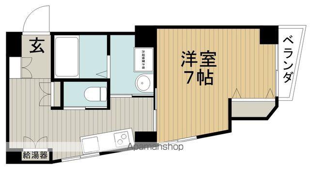 MAISON DE GRIS(1K/2階)の間取り写真