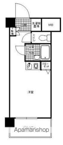 トーカン久留米駅東Ⅱキャステール(ワンルーム/10階)の間取り写真