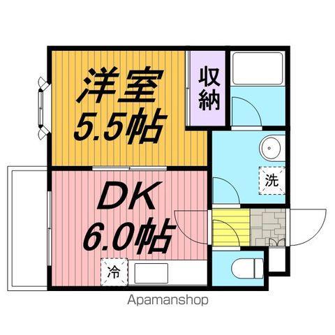 メゾンアリュール(1DK/1階)の間取り写真