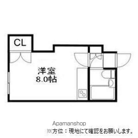 カトレアパークイレブン(ワンルーム/4階)の間取り写真