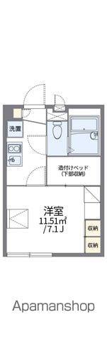 レオパレスキャラバン(1K/2階)の間取り写真
