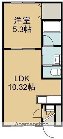 ルカ的場(1LDK/3階)の間取り写真