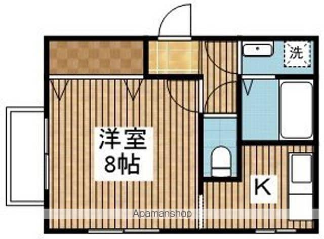 コーポたんぽぽ(1K/1階)の間取り写真