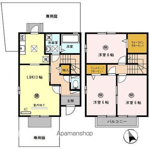 GRACE MEGUMI(グレースメグミ)(3LDK)の間取り写真