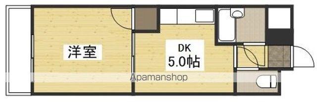 C&CMIYAKE(1DK/1階)の間取り写真