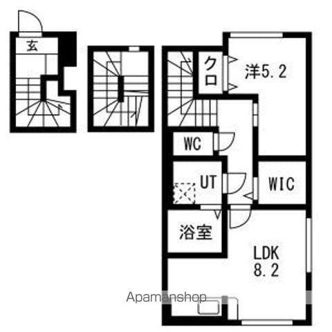アクア・フィオーレ天童(1LDK/3階)の間取り写真