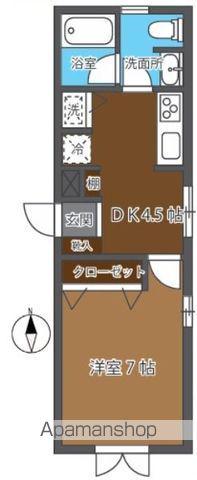 KSビルド5(1DK/2階)の間取り写真
