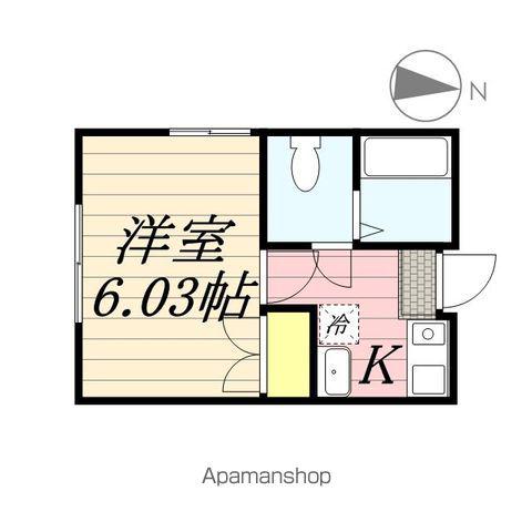 テレーゼ港南中央(1K/1階)の間取り写真