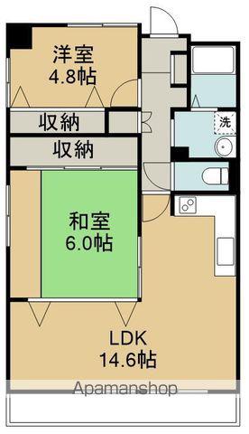 アーバンルネス(2LDK/2階)の間取り写真