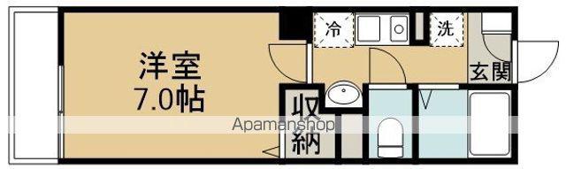 QUADRIFOGLIO KAWAGOE(1K/2階)の間取り写真