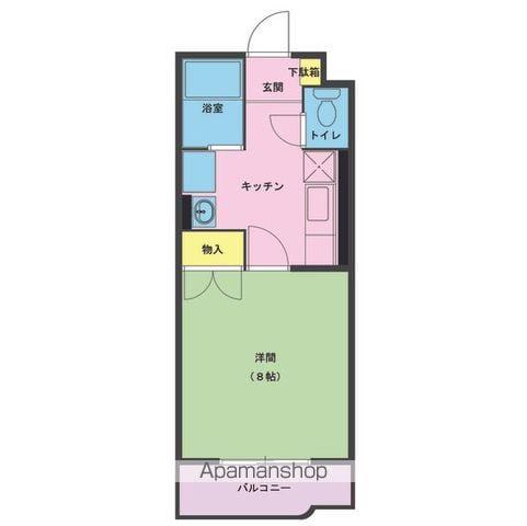 パラッティオ・H(1K/3階)の間取り写真