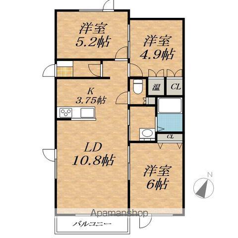 まる太君ランド 謝・謝(3LDK/1階)の間取り写真