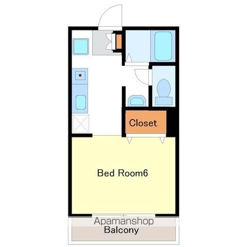 ハイツシャルム(1K/2階)の間取り写真