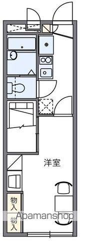 レオパレスMAJESTY22(1K/1階)の間取り写真
