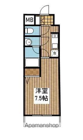 夢ランドワイズテラス笹口(1K/6階)の間取り写真