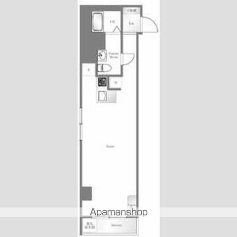 ペガサスマンション恵比寿(ワンルーム/2階)の間取り写真