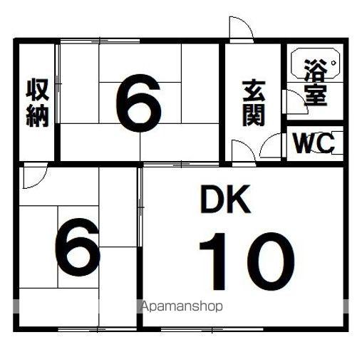 コダマハイツ1(2LDK/1階)の間取り写真