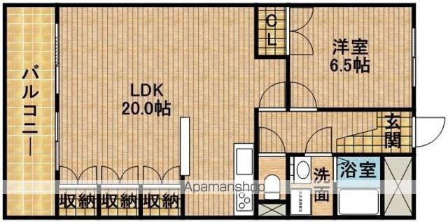 クレール浜松Ⅰ(1LDK/5階)の間取り写真