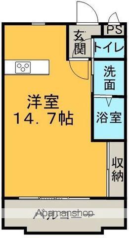 タウルス(ワンルーム/1階)の間取り写真