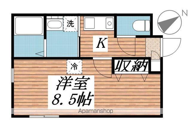 カーザ・レフィナーダⅢ(1K/1階)の間取り写真