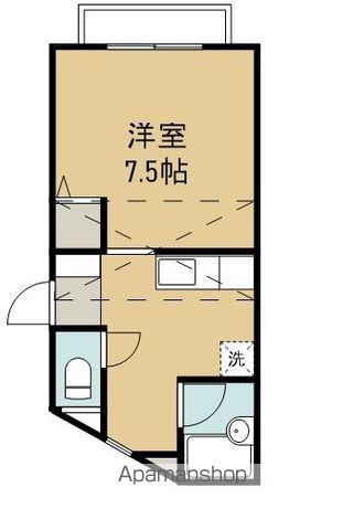 メゾンサカイダ(1K/2階)の間取り写真