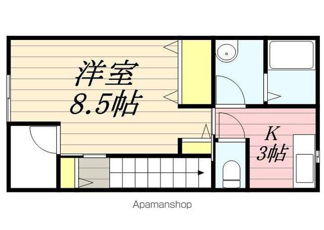 MITTE(1K/1階)の間取り写真