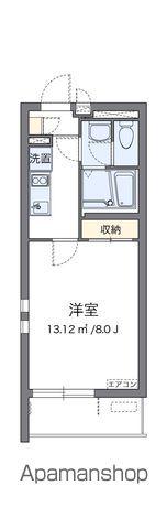 クレイノリヴェール(1K/3階)の間取り写真