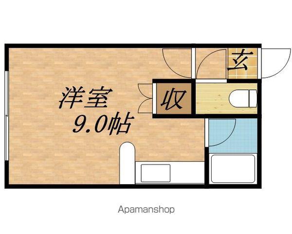 クルーズハウス栄町中央(1K/3階)の間取り写真