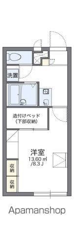 レオパレスグローリーⅡ(1K/2階)の間取り写真